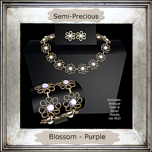 Semi-Precious - Blossom - Purple (ADD ME)