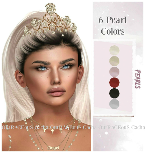 Blueberry - Iconic Doll - Tiara - Gold