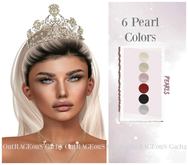 Blueberry - Iconic Doll - Tiara - Silver Light