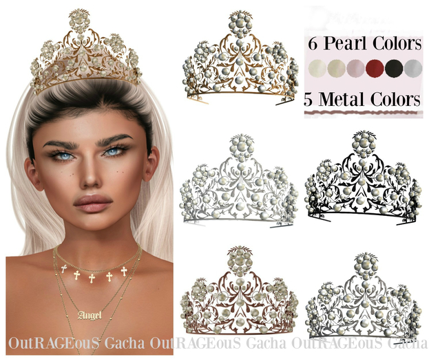Blueberry - Iconic Doll - 5 Tiaras - FatPack