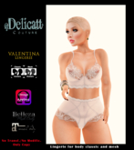 #PROMO#Delicatt Couture -Valentina Lingerie - white