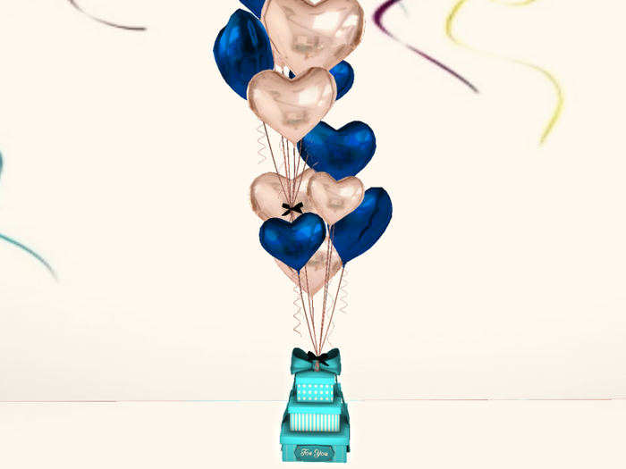 [AE] Party Bundle- Stacked GB & Balloons Blue