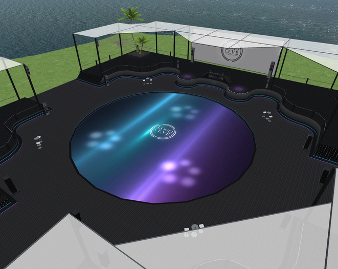 A25 - [Violet & Blue] -  Neon Beach Club - [ADHIR] - BOX