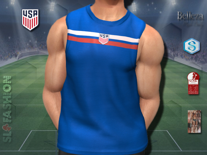 Men's Training Tank Top - USA - 01