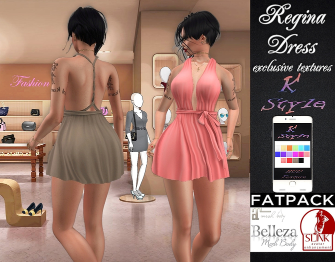 [K-Style] REGINA DRESS MAIT-BELZ-SLINK