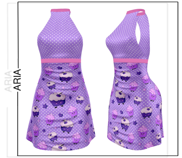 Lilac Cupcake Dress
