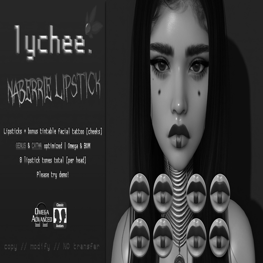 lychee . naberrie lipsticks - DEMO