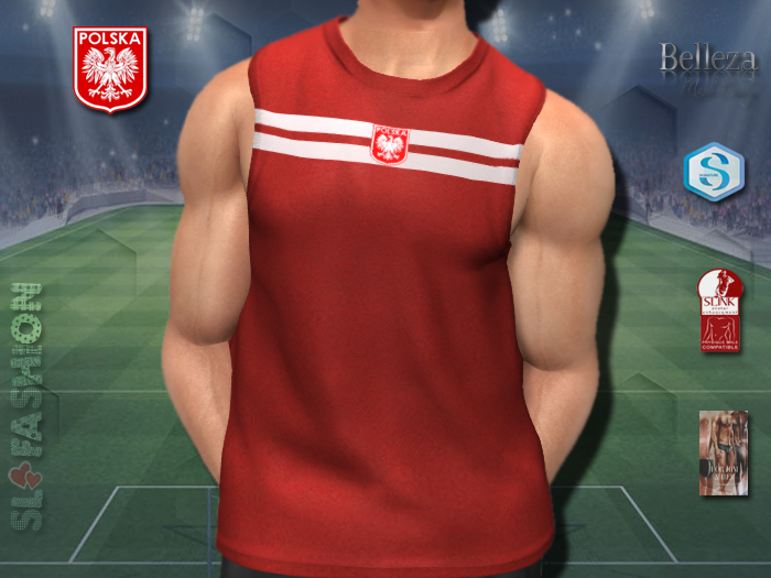 Men's Training Tank Top - Poland