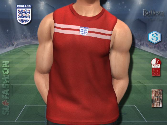 Men's Training Tank Top - England - 02