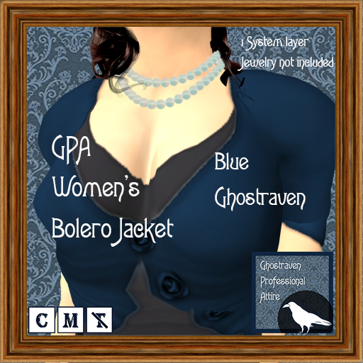GPA Women's Bolero Jacket BOM - Blue Ghostraven