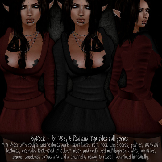RipRock - Kit V38, 6 Psd and Tga Files Full perms