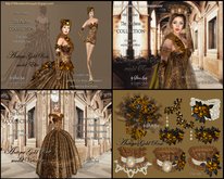 Antique Gold Rose Mega Pack
