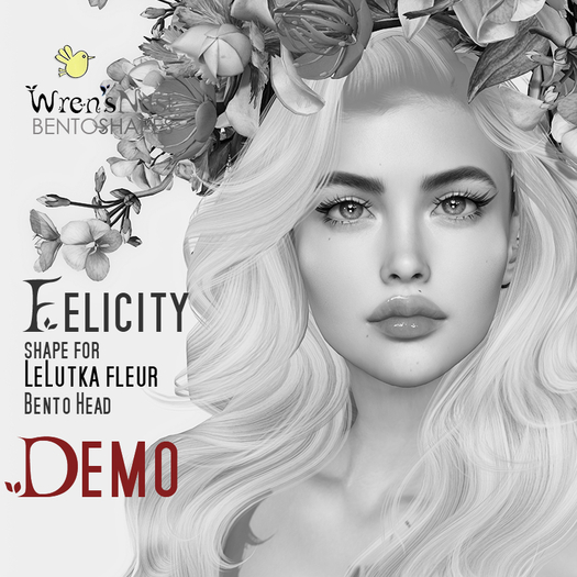 { wren's nest } Felicity DEMO Shape for LeLutka Fleur v2.0