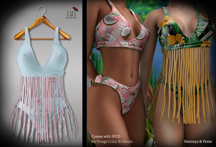 (*<*) 1313 Tahnie Beach Set - Powder Blue