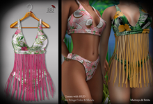 (*<*) 1313 Tahnie Beach Set - Pink Flora