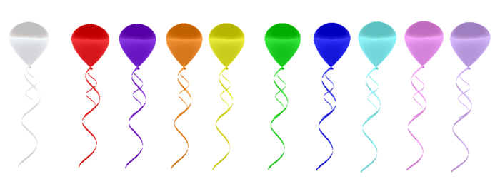 10 single Meshed balloons. NEW!