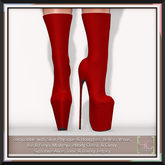 [HC] Robby Red Calf Boots for Slink, Belleza, Maitreya, eBody, Signature, Legacy & Tonic
