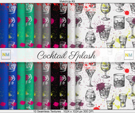 Cocktail Splash Matchup Kit 10 Seamless Textures NM
