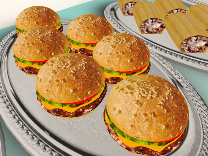 [AE] Catering Svc- Smoked Burgers Party Tray