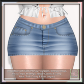 [HC] Robby Blue Denim Skirt for Slink, Belleza, Maitreya, eBody, Signature, Legacy & Tonic