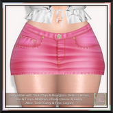[HC] Robby Fuchsia Denim Skirt for Slink, Belleza, Maitreya, eBody, Signature, Legacy & Tonic