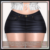 [HC] Robby Indigo Denim Skirt Skirt for Slink, Belleza, Maitreya, eBody, Signature, Legacy & Tonic