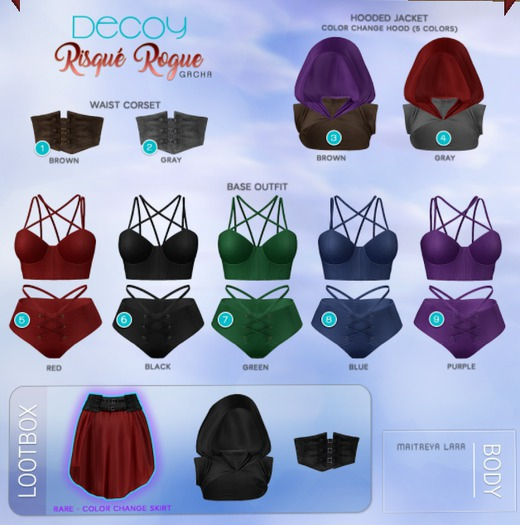 Decoy - Risque Rogue Gacha: #5 Outfit Red