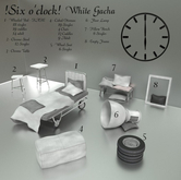 !six o'clock! [WHITE GACHA-1] Wheeled Bed* - RARE