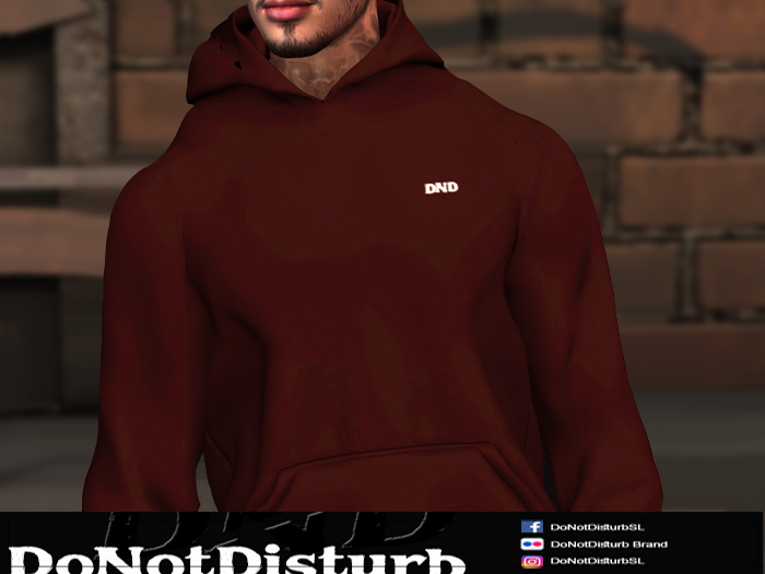 DND // Carter hoodie - MAROON