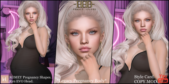 ~BBB~ ROMEY Pregnancy Shape - LeL - Ryn EVO Head