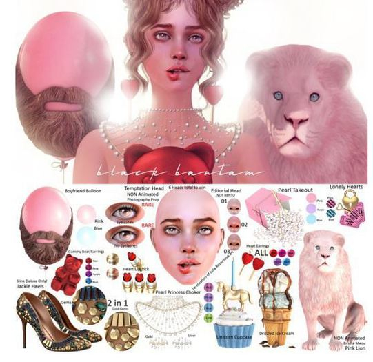 *[Black Bantam] Editoral Temptation Head 03 Lashes RARE