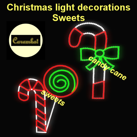 Christmas light decorations Sweets