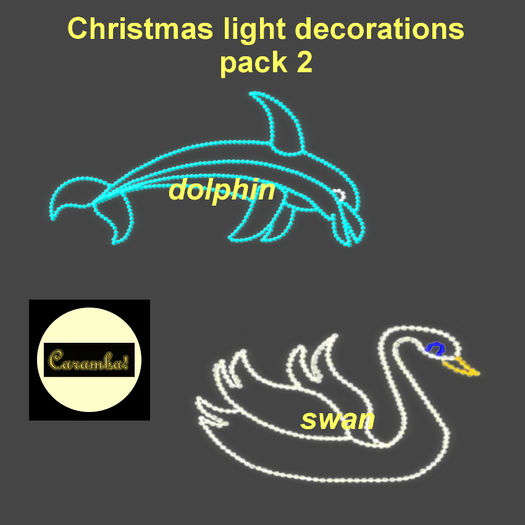 Christmas light decorations - pack 2