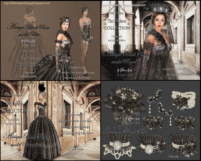 Antique Black Rose Mega Pack