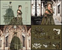 Antique Olive Rose Mega Pack