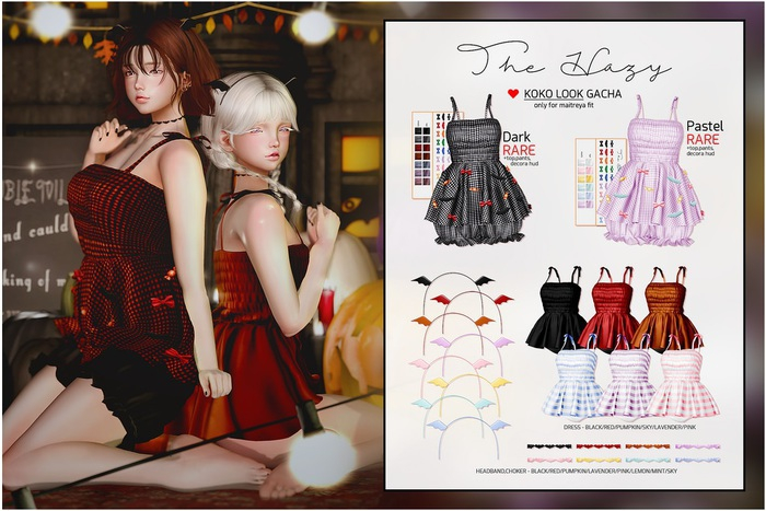 HAZY. Koko Look. Headband Mint