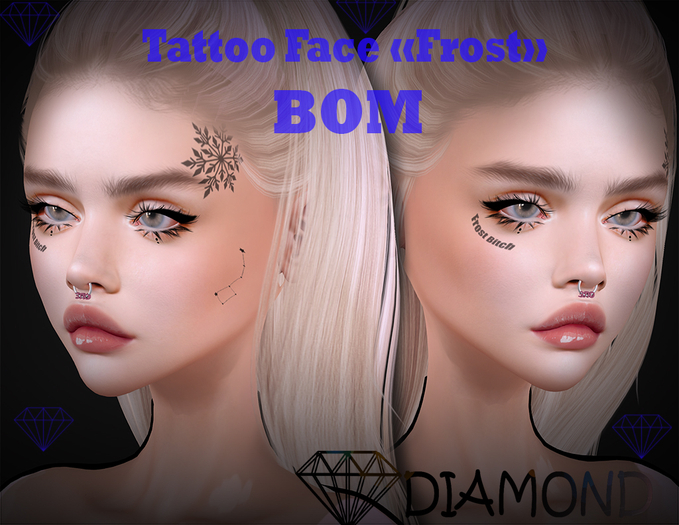 Diamond. Tattoo Frost