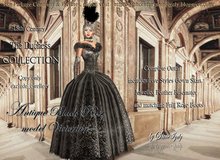 Antique Black Rose Victorian