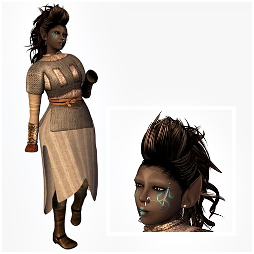 VC - Drow Woman black - Fullavatar