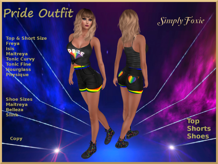 Pride Ladies Outfit (Boxed)