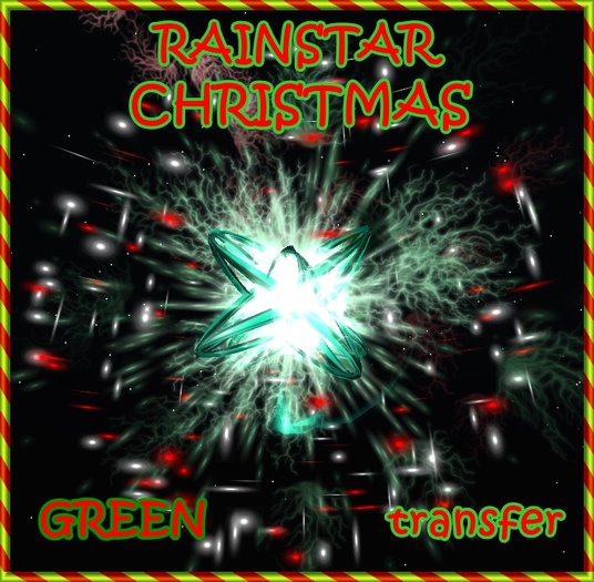 STAR RAINSTAR GREEN CHRISTMAS