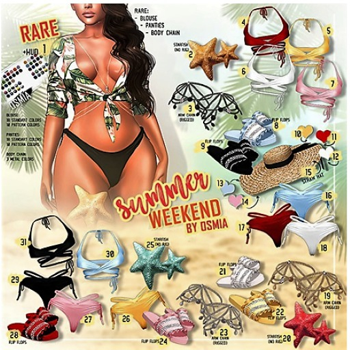 OSMIA - Summer.Weekend.Gacha - Maitreya - Bikini.Bra - Yellow