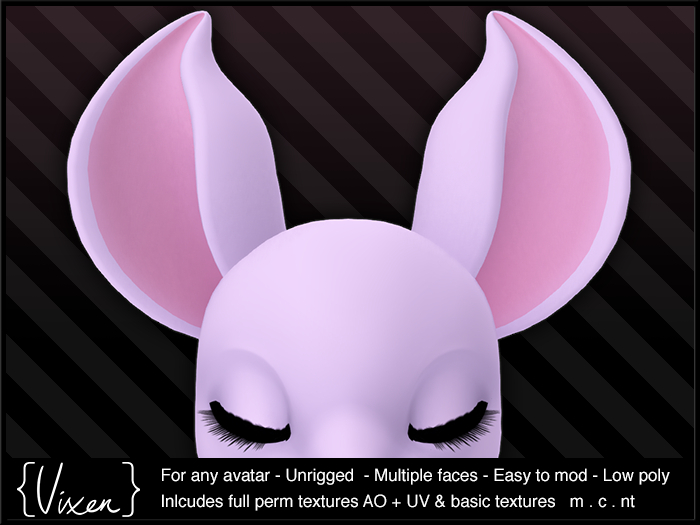 {Vixen} - Mod Parts - { Ears 02 Mischief }