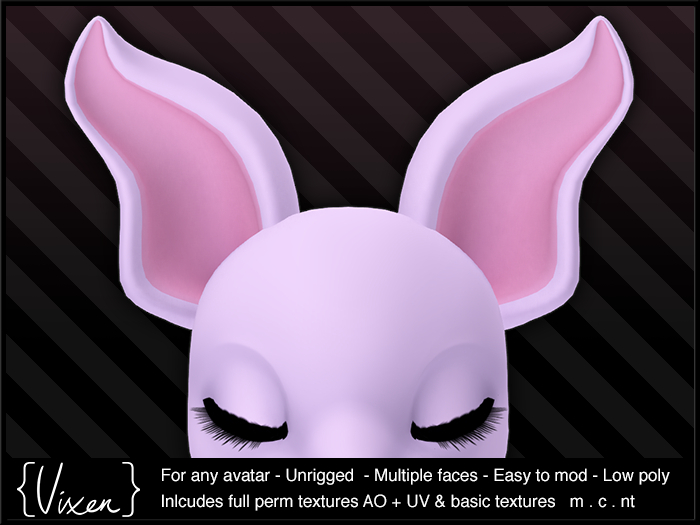 {Vixen} - Mod Parts - { Ears 07 Fauna }