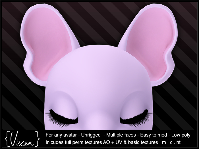 {Vixen} - Mod Parts - { Ears 15 Tiger }