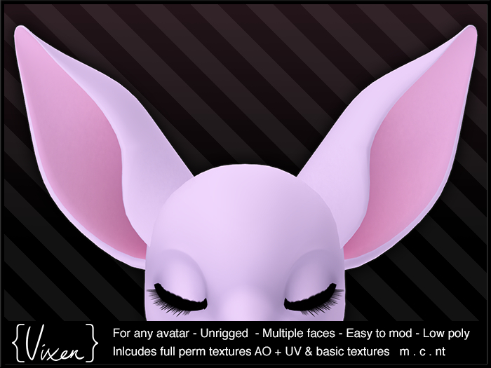 {Vixen} - Mod Parts - { Ears 30 Dainty }