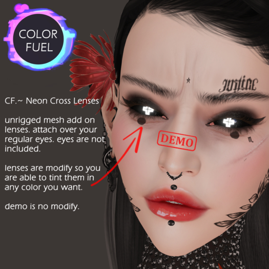 CF.~ Neon Cross Lenses DEMO