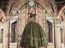 Antique Olive Rose Victorian