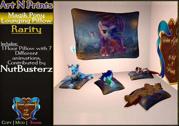 {A&P} NB Magik Pony Floor Pillow Rarity