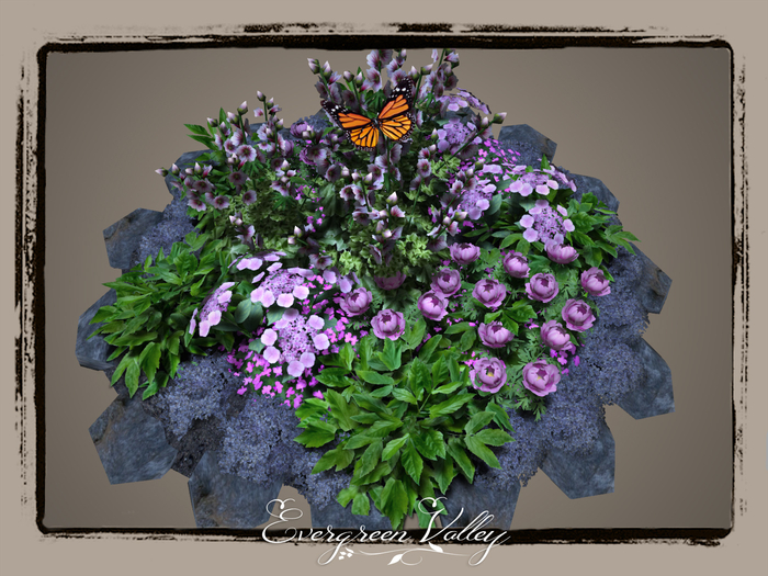 EV - Big Round Flower Bed Loving Pink